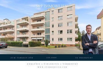 Vermietete 4-Zimmer-Wohnung mit großem Süd-West-Balkon und optionalen TG-Stellplätzen!, 65929 Frankfurt am Main West, Etagenwohnung