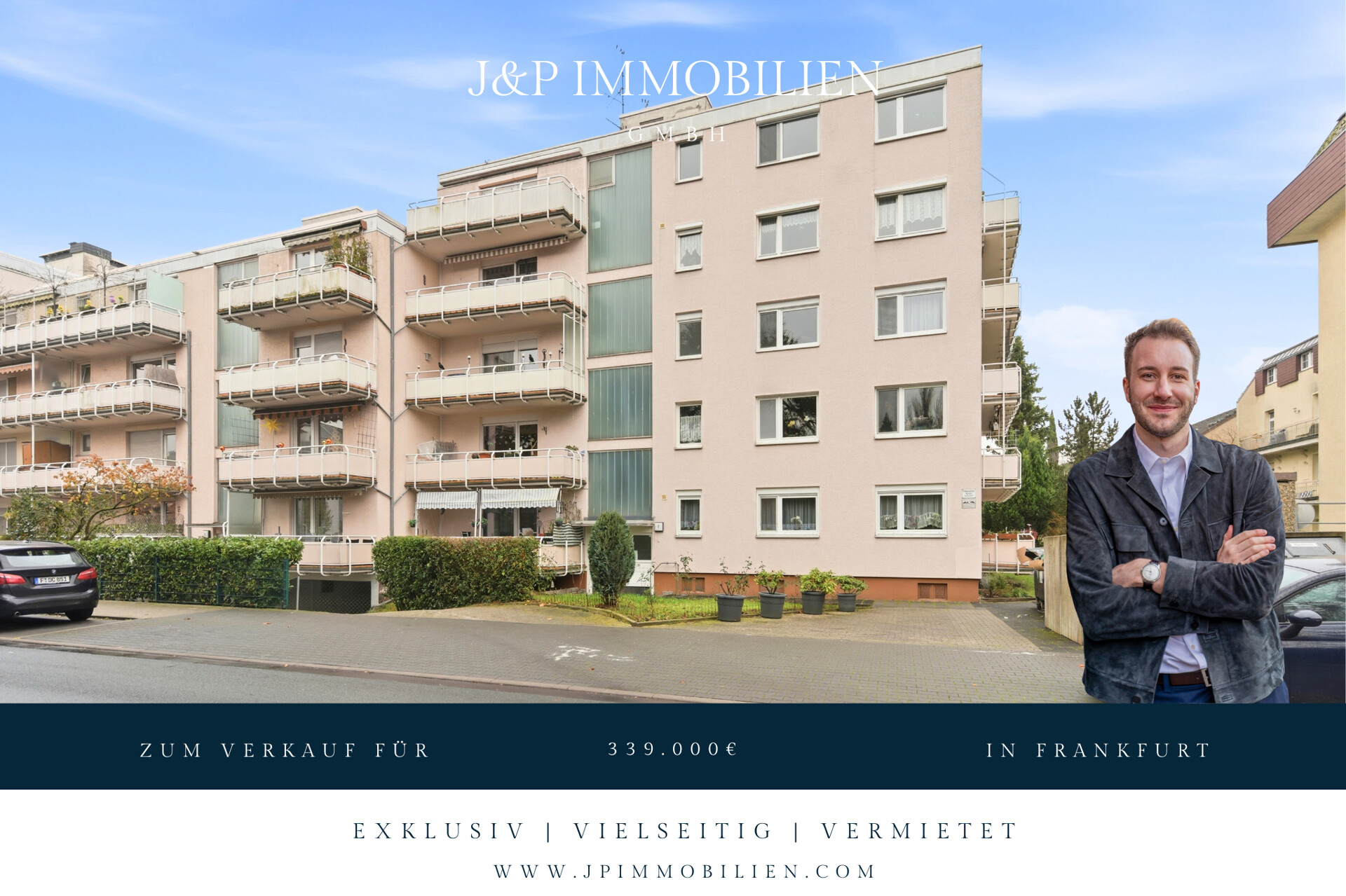 Vermietete 4-Zimmer-Wohnung mit großem Süd-West-Balkon und optionalen TG-Stellplätzen! - Titelbild