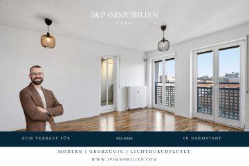 Lichtdurchflutetes Penthouse mit Süd-Balkon & Tiefgarage in Darmstadt!, 64293 Darmstadt, Penthousewohnung