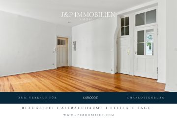 Renovierte 2-Zimmer-Altbauwohnung mit großem Wohnbereich & Balkon zum Innenhof, 10629 Berlin, Etagenwohnung