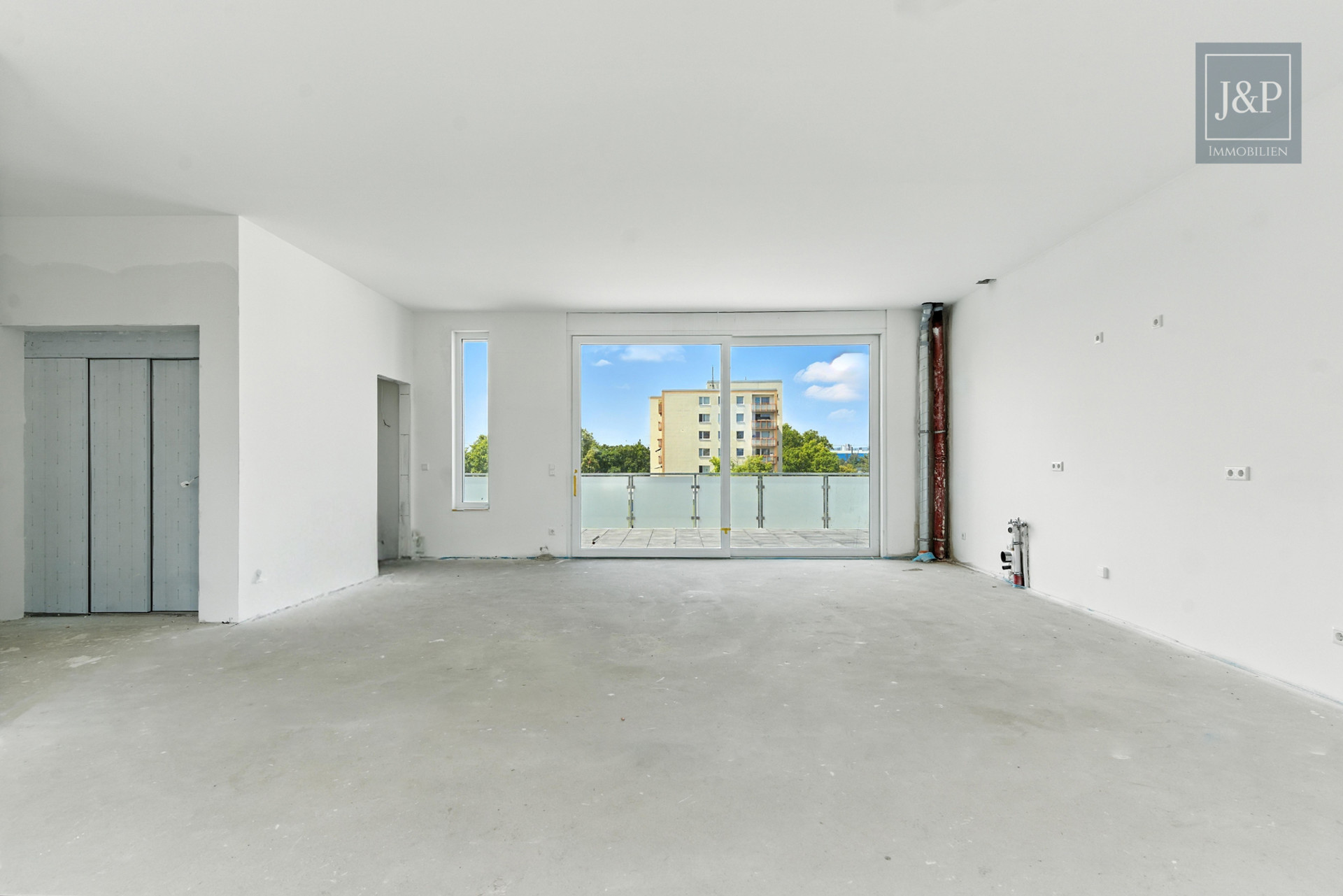 A+, Dachterrasse, Aufzug: Luxuriöses Penthouse mit Weitblick! - Wohnzimmer