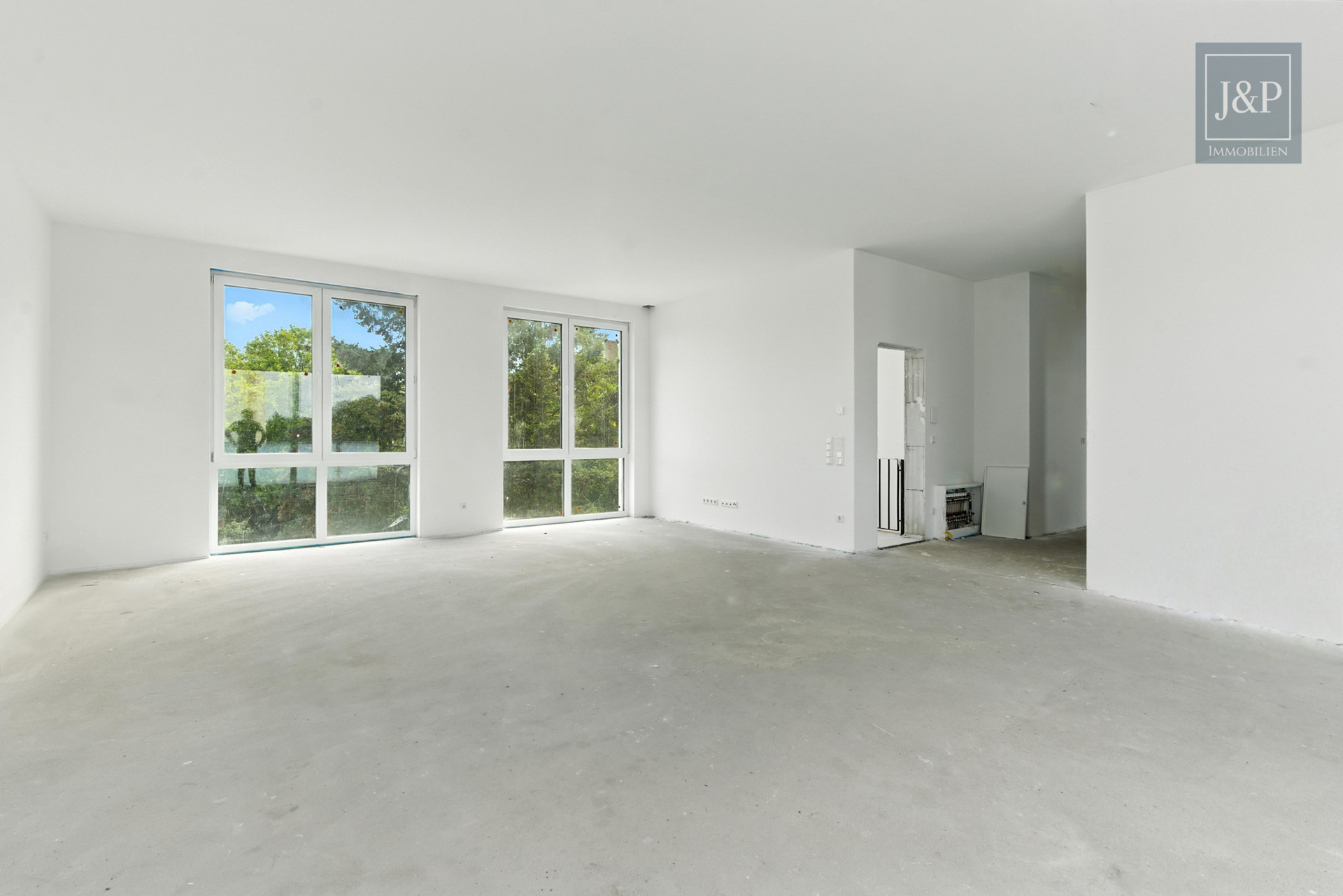 A+, Dachterrasse, Aufzug: Luxuriöses Penthouse mit Weitblick! - Wohnzimmer
