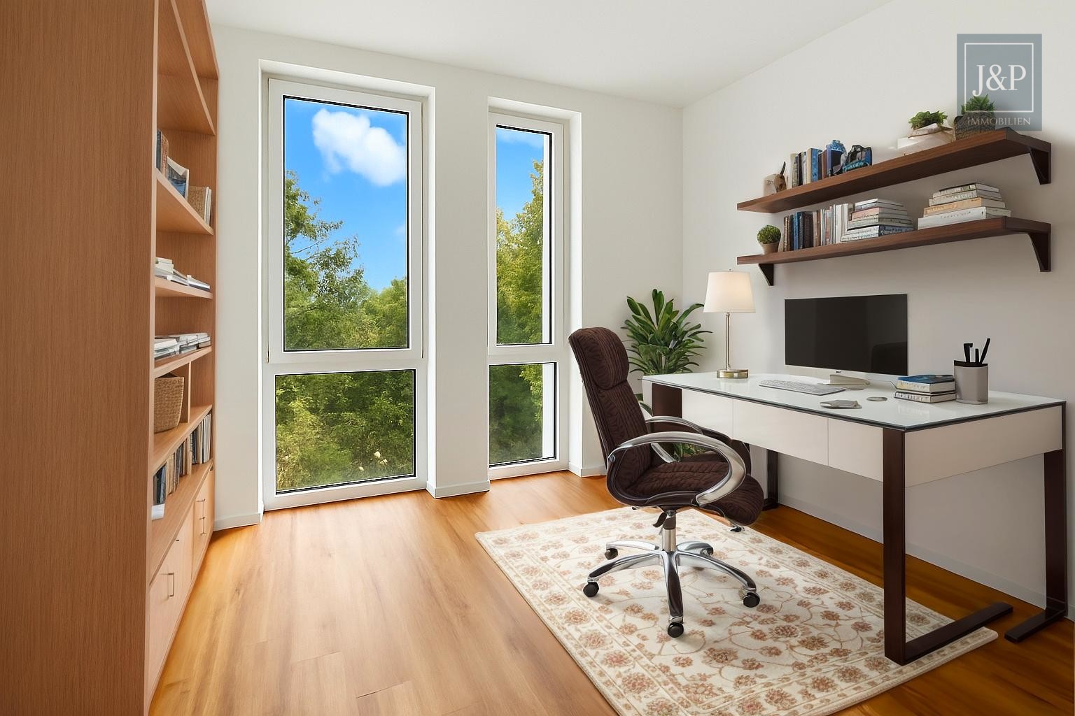 A+, Dachterrasse, Aufzug: Luxuriöses Penthouse mit Weitblick! - Büro (Beispiel)
