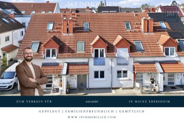 Familienfreundliches Reihenhaus mit Wintergarten & Balkon in ruhiger Anliegerstraße, 55129 Mainz / Ebersheim, Reihenmittelhaus