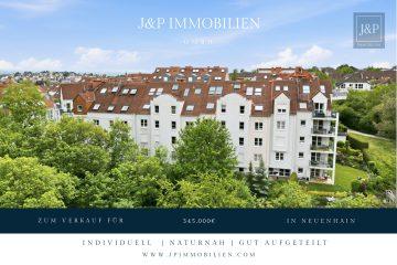 Bücherwohnung in schöner Wohnanlage direkt am Wald. – Gartenstück & TG-Stellplatz in Neuenhain, 65812 Bad Soden, Erdgeschosswohnung