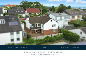 Wohnen auf einer Etage! EFH mit super Aussicht + Souterraineinheit & Ausbaureserve in Finthen, 55126 Mainz / Finthen, Einfamilienhaus