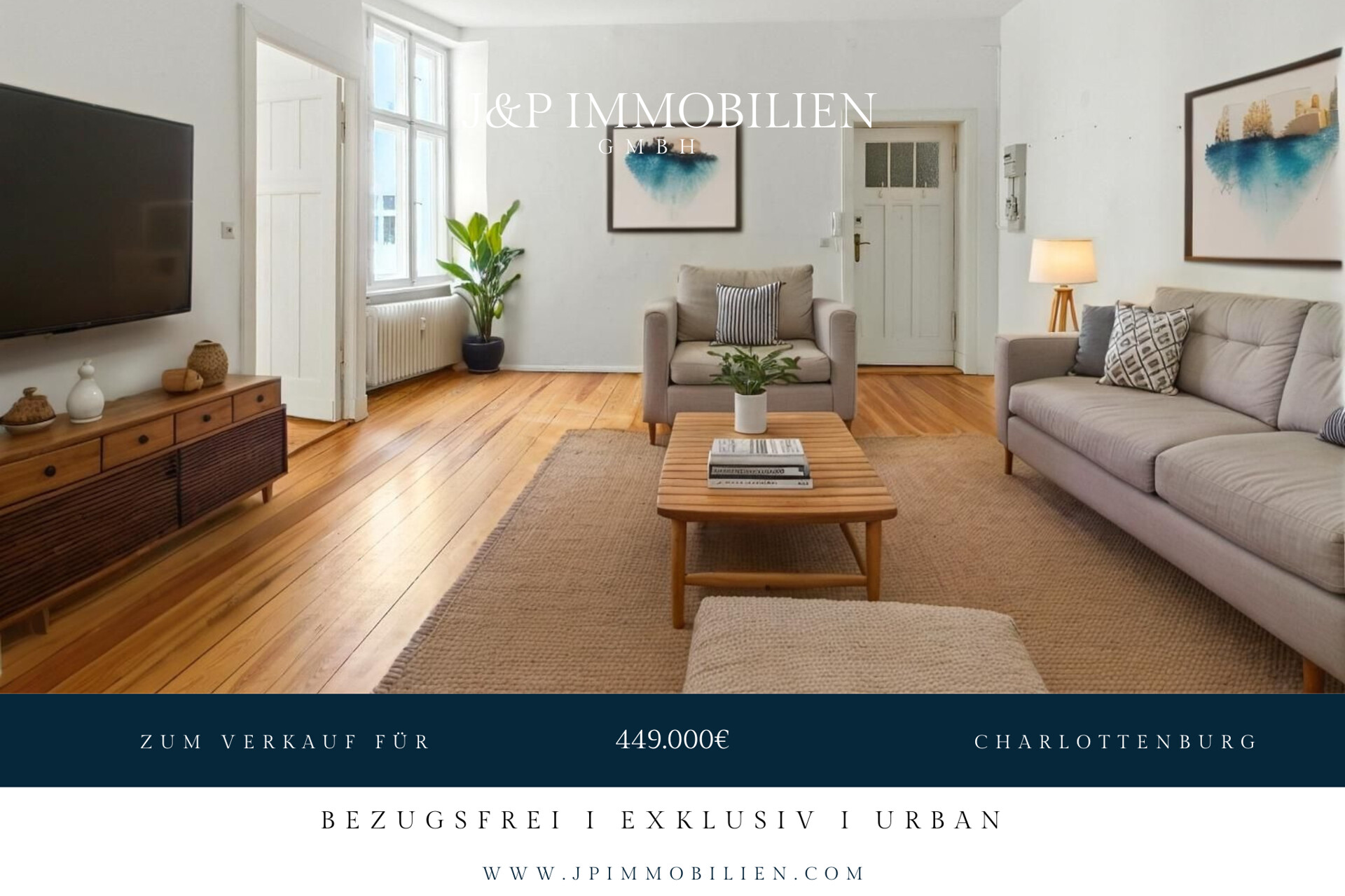 Charmante 2-Zimmer-Wohnung im Gartenhaus mit sonnigem Südbalkon – ruhig & zentral - Titelbild
