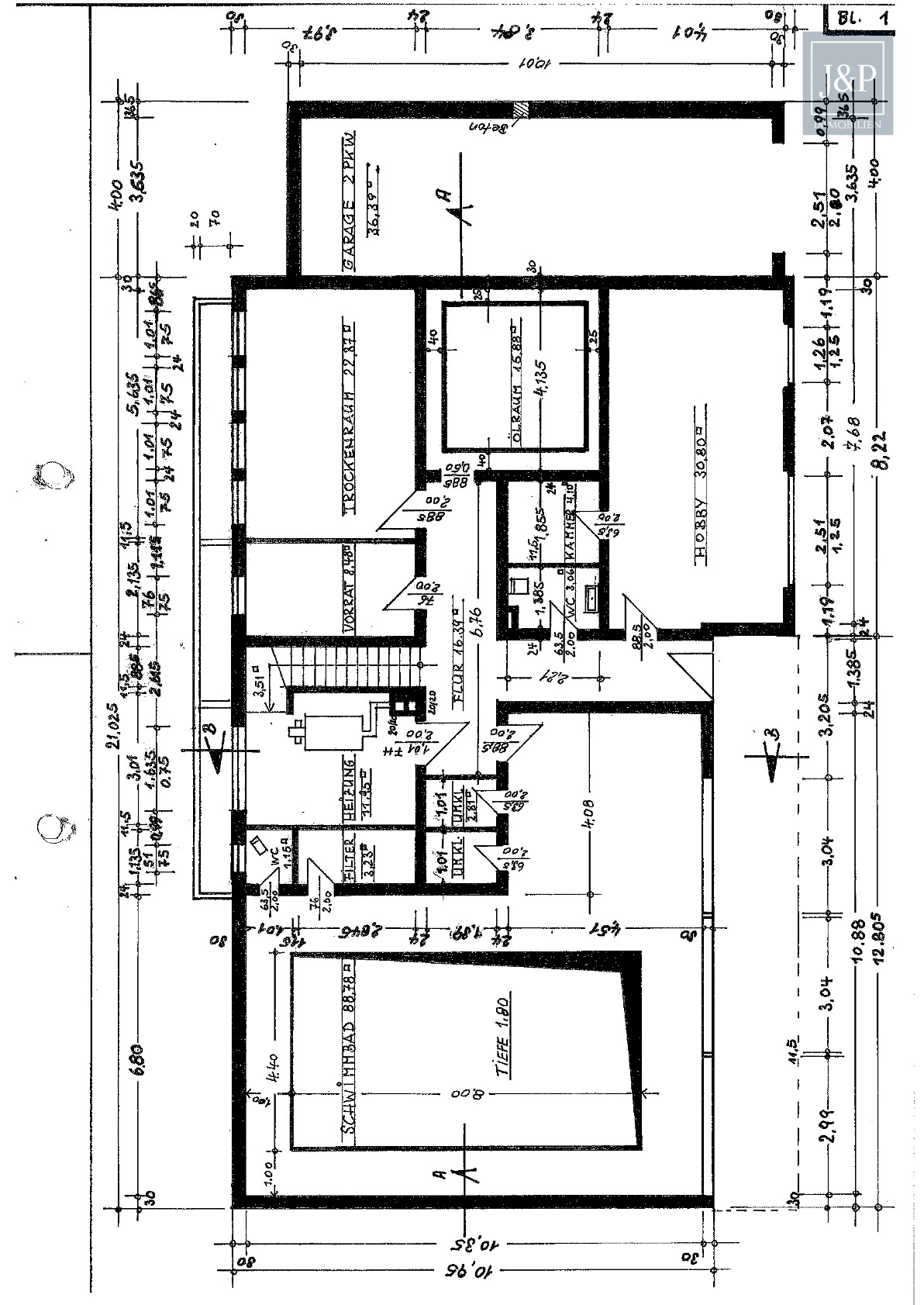 Die perfekte Grundlage für Ihren Traum in Usingen! Einfamilienhaus in ruhiger Nachbarschaft! - Grundriss UG