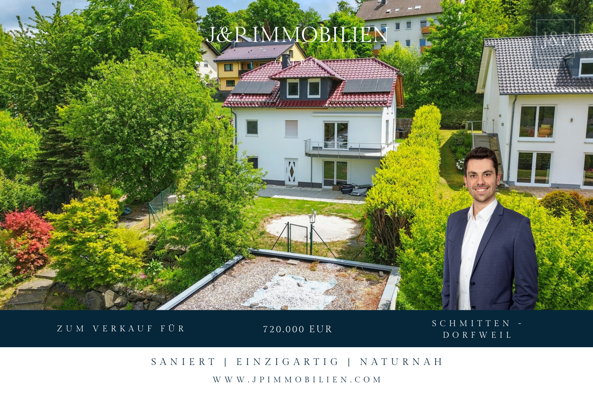 Saniertes & energetisches Einfamilienhaus mit Süd-West Balkon & tollem Blick! (ELW möglich) - Titelbild Vorlage (6)