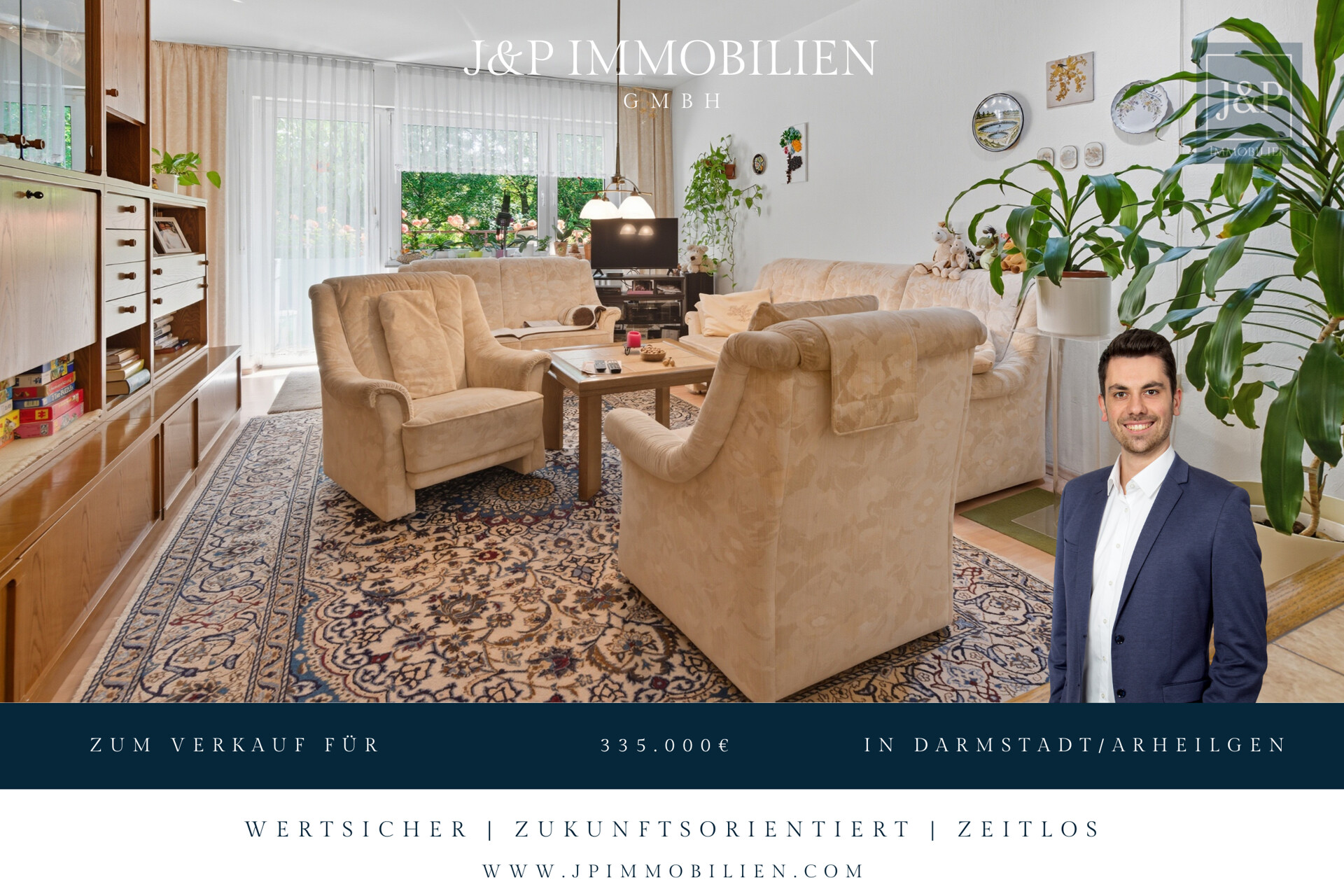 Kapitalanlage mit Weitblick – Vermietete 4-Zimmer-Wohnung in Darmstadt-Arheilgen - Titelbild