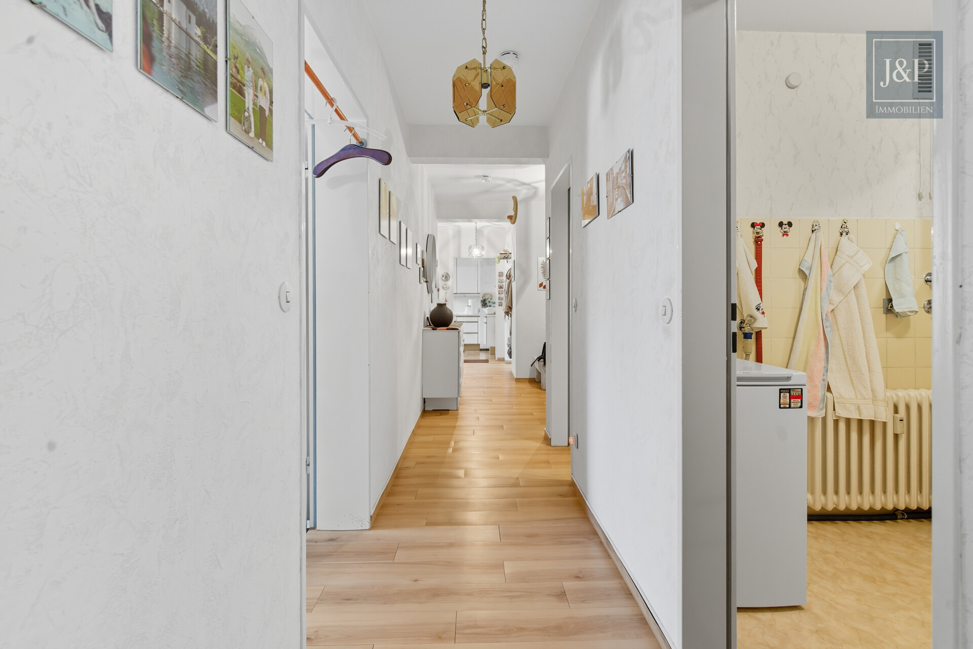 Kapitalanlage mit Weitblick – Vermietete 4-Zimmer-Wohnung in Darmstadt-Arheilgen - Flur