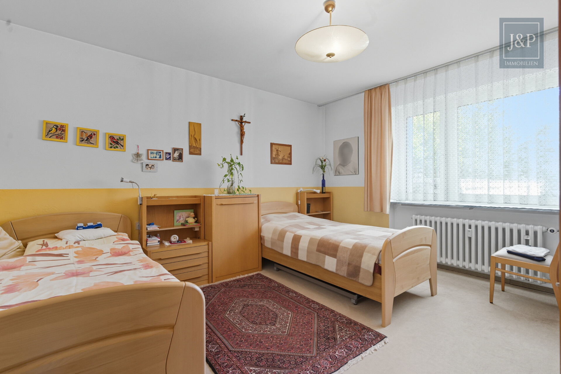 Kapitalanlage mit Weitblick – Vermietete 4-Zimmer-Wohnung in Darmstadt-Arheilgen - Schlafzimmer
