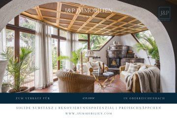 Zeitlose Eleganz der 70er: weitläufiger Bungalow mit Wintergarten und offenem Kamin, 91097 Oberreichenbach, Bungalow