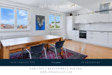 Stilvoll, zentral, bezugsfrei: 2-Zimmer-Dachgeschosswohnung im Gallusviertel!!, 60326 Frankfurt, Dachgeschosswohnung