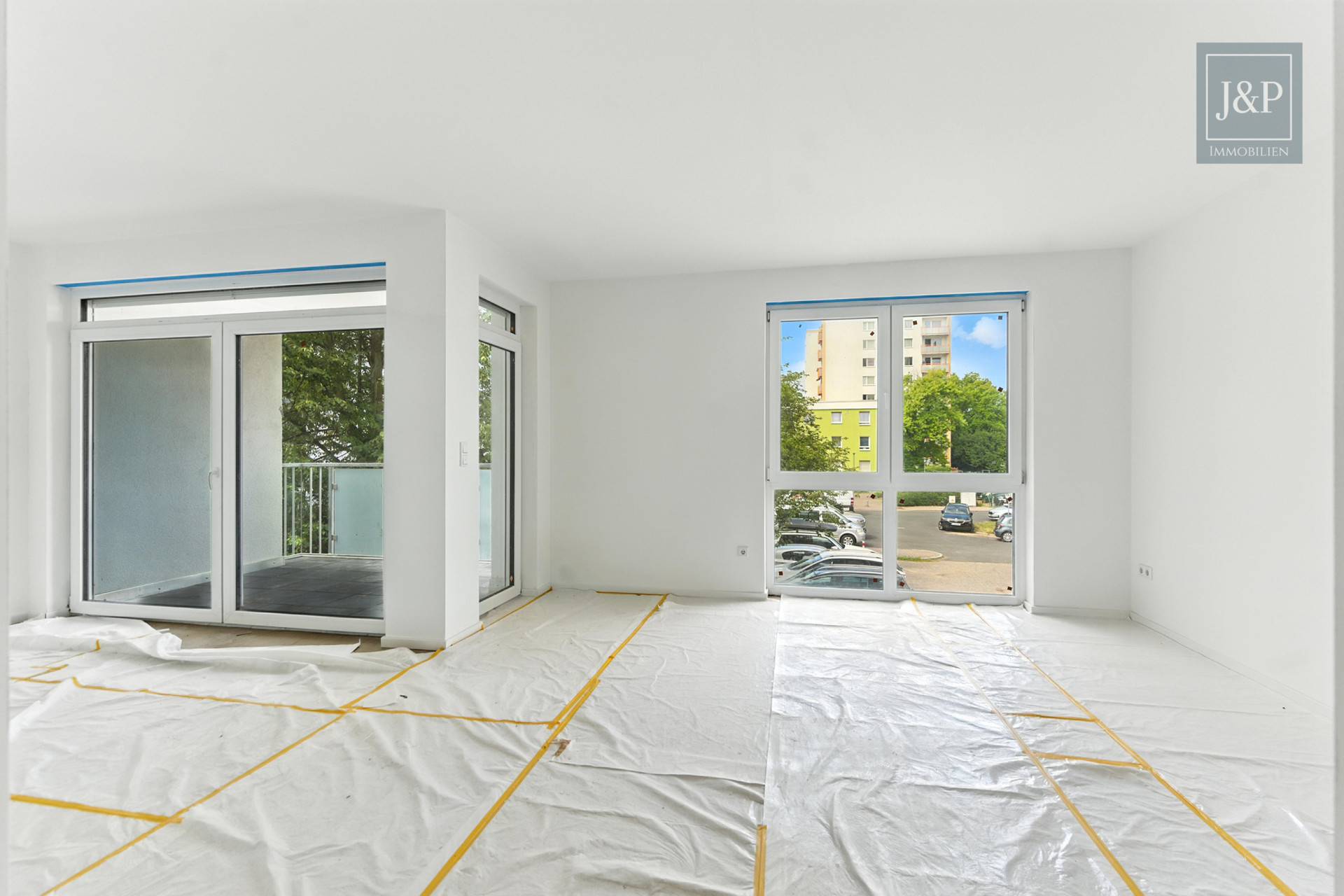 A+, Wärmepumpe, Terrasse: Schöne Gartenwohnung in Rödelheim! - Wohnzimmer