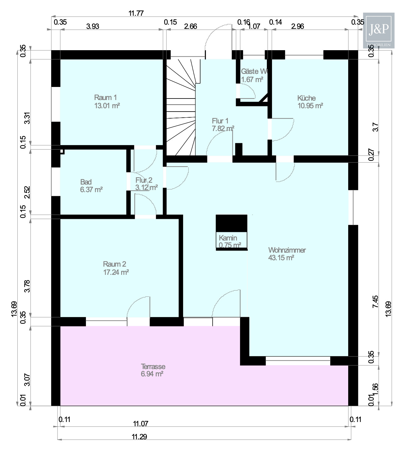 Renovierungsbedürftiges Einfamilienhaus mit 200 m² Wohnfläche, großem Garten & Feldrandlage - Erdgeschoss