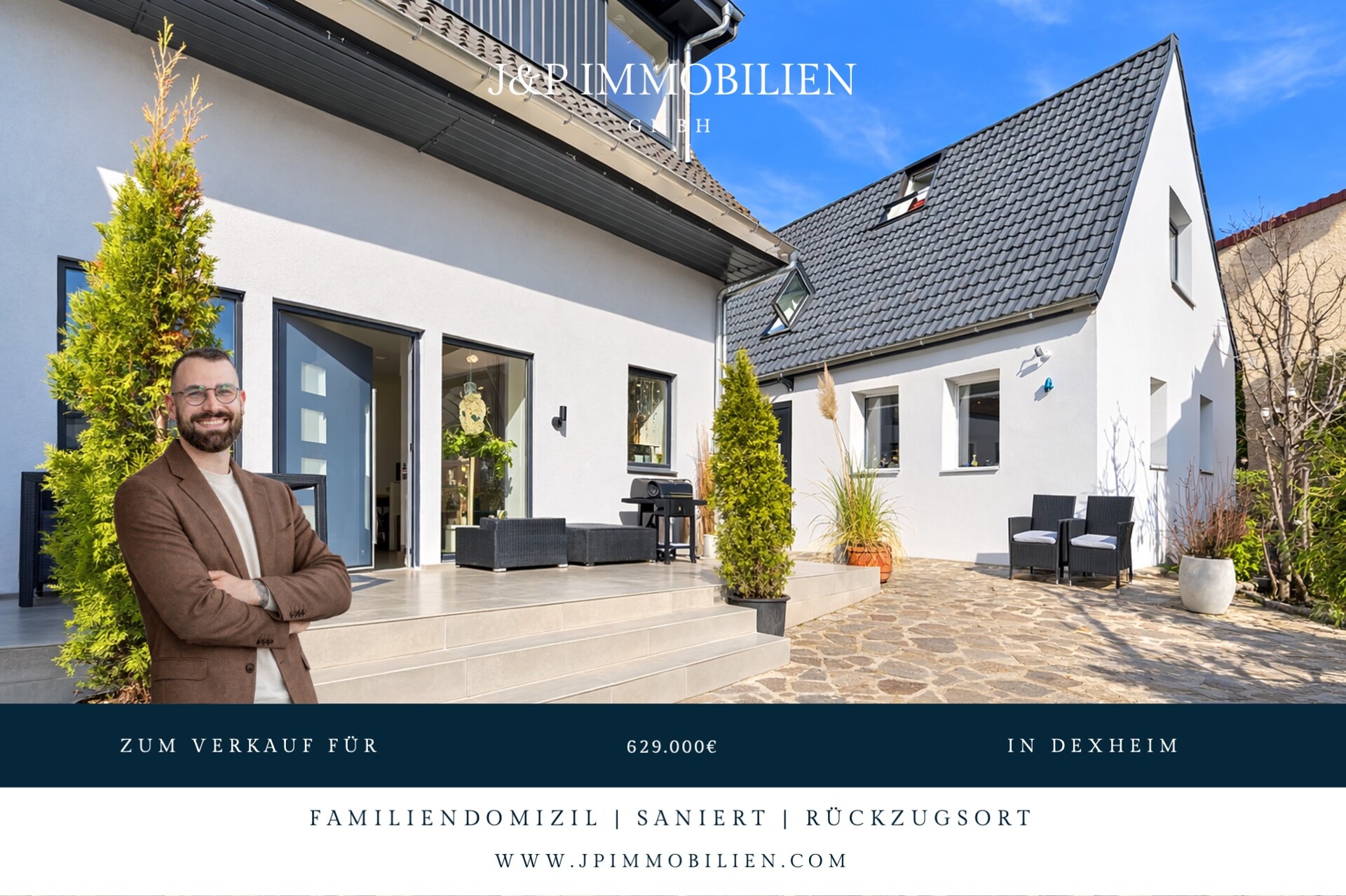 Zwei Häuser – ein Zuhause: Komplett sanierte Einfamilienhäuser für Familien in Mainz-Dexheim - Titelbild