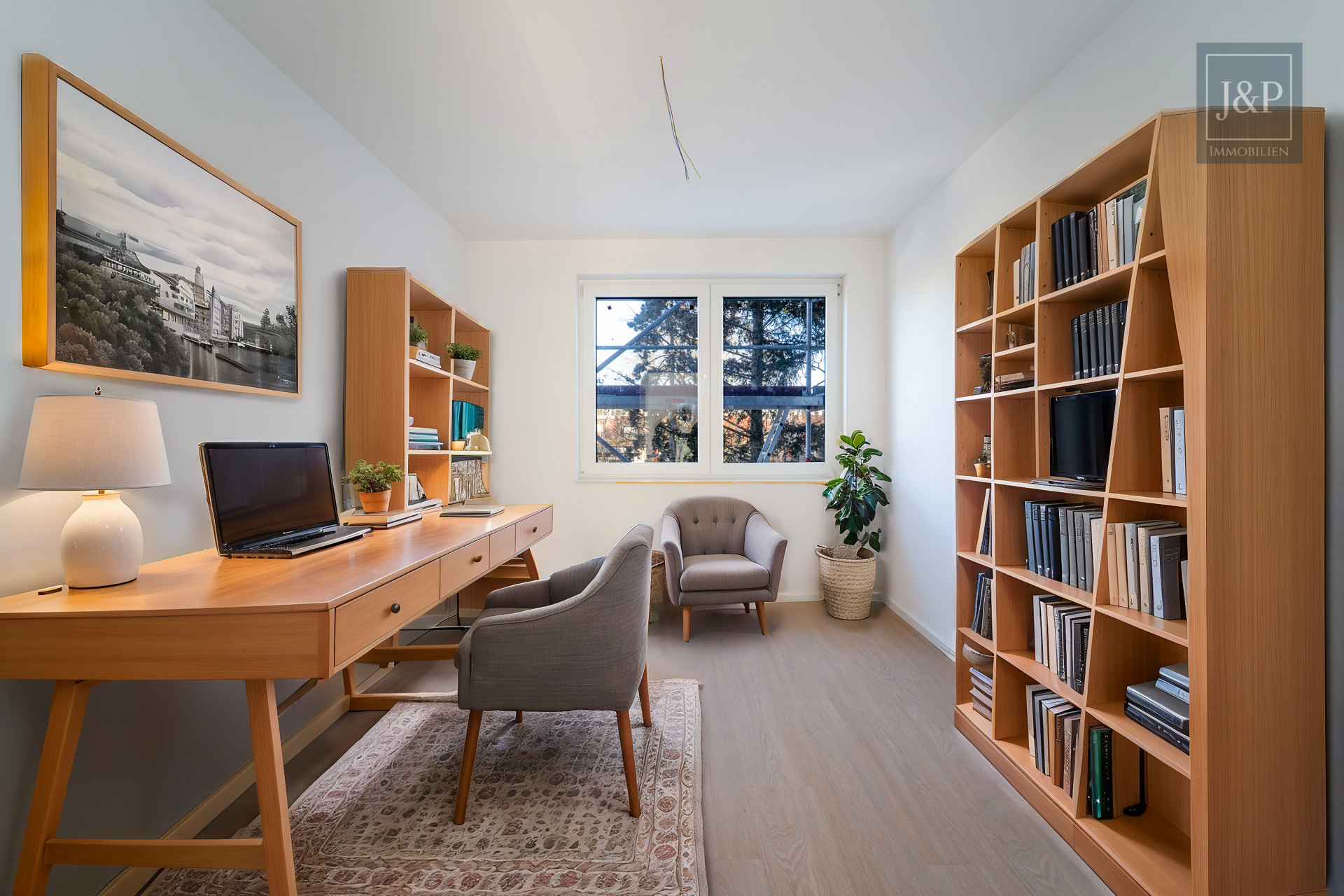 Lichtdurchflutete 3-Zimmer-Neubauwohnung mit Fußbodenheizung & großem Balkon in Rödelheim - Schlafzimmer 2