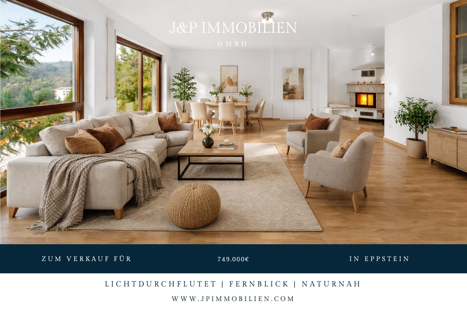 Wohnen mit Aussicht: Großzügiges Splitlevel-Haus mit Einliegerwohnung in Eppstein - Titelbild