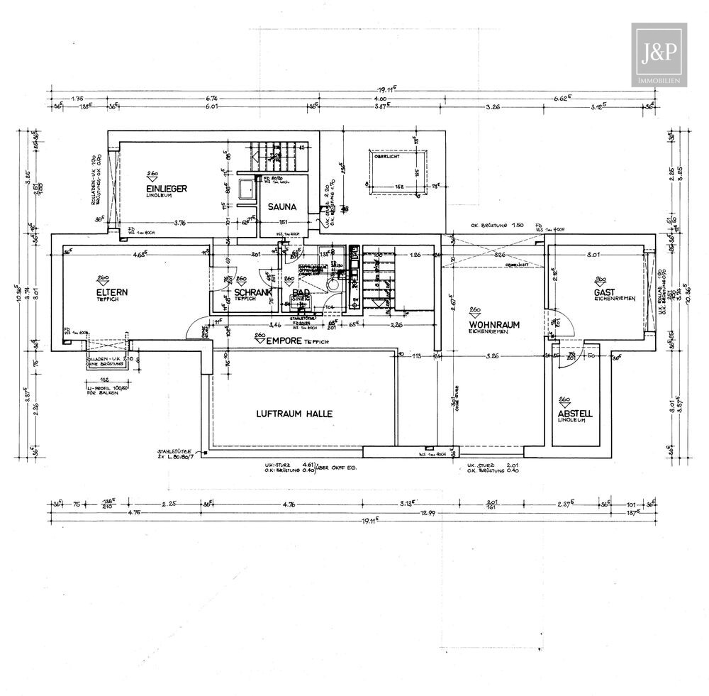 Einzigartige Architekten-Villa mit Panorama & Potenzial – Traumlage in Hofheim am Taunus - 1. Obergeschoss