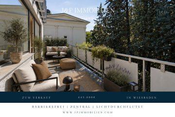 Komfortabel am Kurpark wohnen: Barrierefreier Zugang, großer Balkon & Tiefgaragenstellplatz, 65193 Wiesbaden, Etagenwohnung