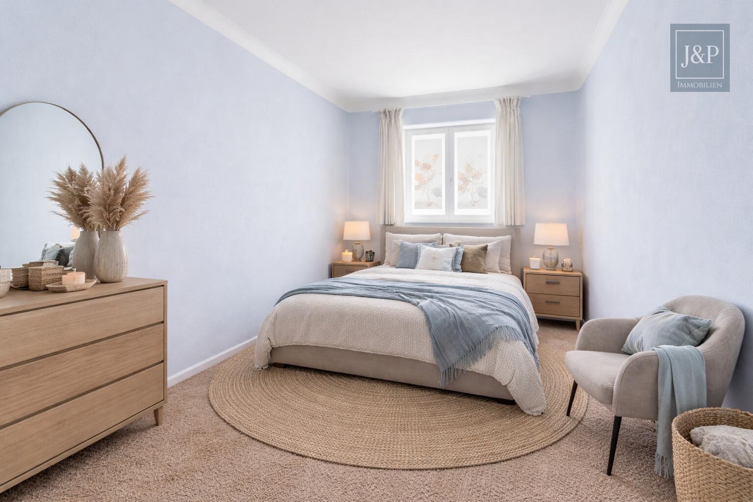 Einzigartiges Wohnkonzept nach Feng Shui – KfW-40 Anwesen inkl. Büro / ELW in Feldrandlage - Zimmer 1 EG KI Bearbeitet