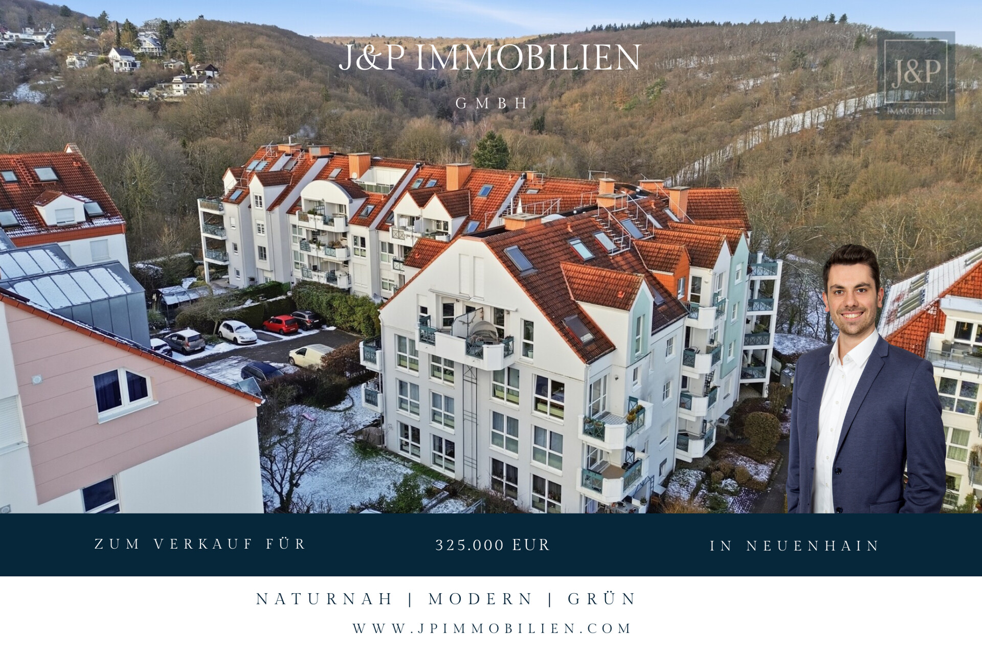 Moderne Wohnung in Waldrandlage mit Kamin - Gut geschnittene Wohnung inkl. TG-Platz in Neuenhain - Titelbild