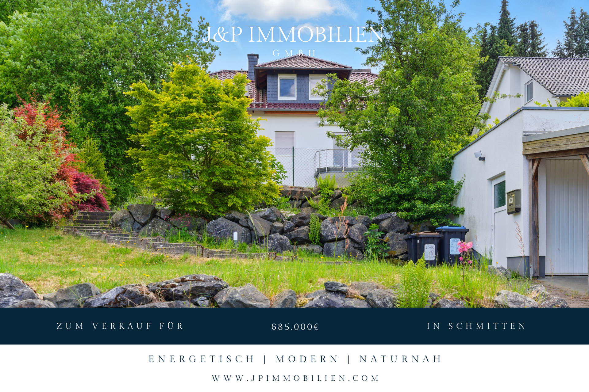 Saniertes & energetisches Einfamilienhaus mit Süd-West Balkon & tollem Blick! (ELW möglich) - Titelbild