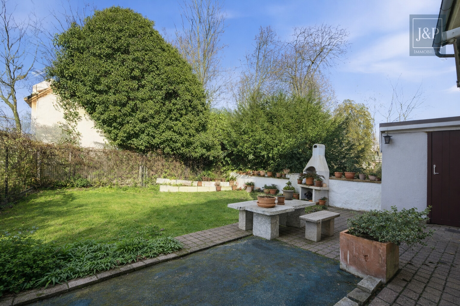 Einfamilienhaus in Frankfurt-Rödelheim | Garten | ruhige Parklage | Bauland - Garten