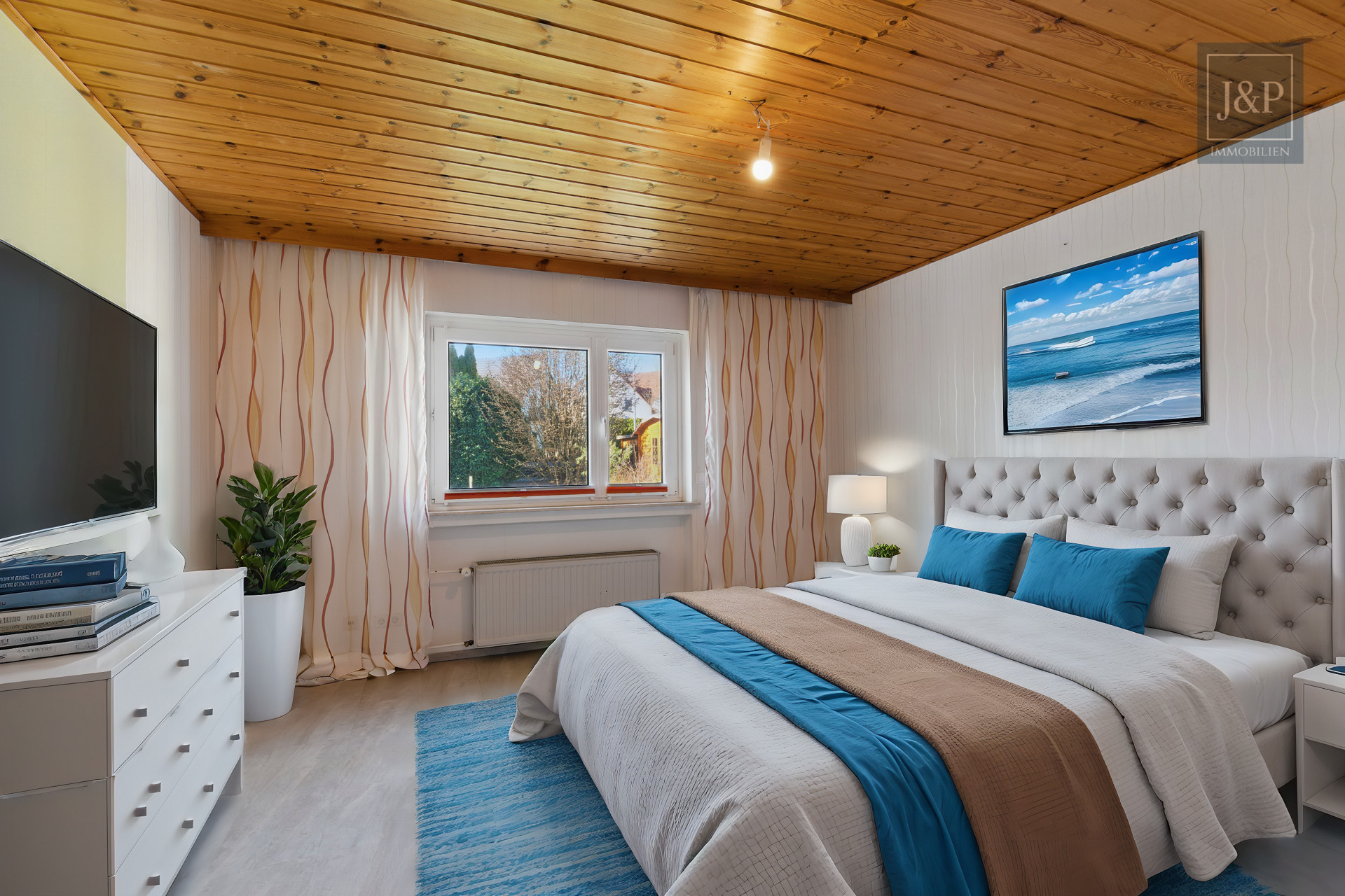 Ein Zuhause für Generationen – modernisiertes Mehrfamilienhaus in zentraler Lage von Bruchköbel! - Schlafzimmer EG (Beispiel)