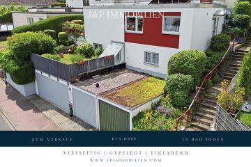 Modernes Familienzuhause im Bungalowstil mit Terrasse, Garten & 3 Garagen, 65812 Bad Soden am Taunus / Altenhain, Doppelhaushälfte