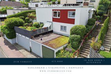 Modernes Familienzuhause im Bungalowstil mit Terrasse, Garten & 3 Garagen, 65812 Bad Soden am Taunus / Altenhain, Doppelhaushälfte