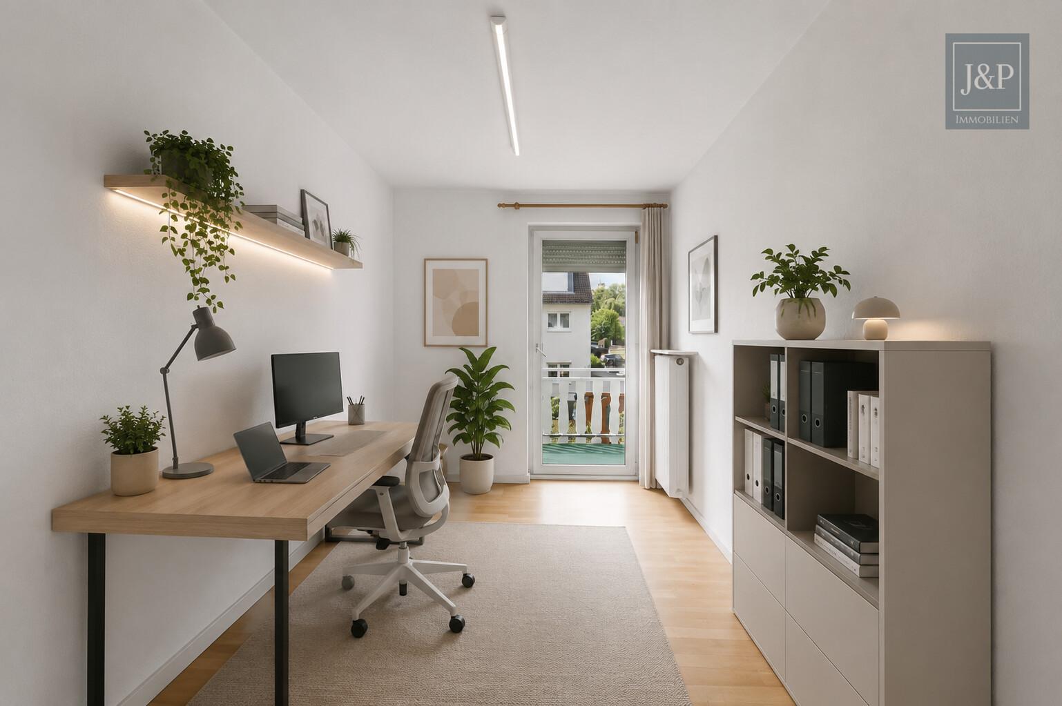 Familienglück mit Garten – Reihenendhaus mit Balkon, Terrasse & viel Potenzial in Frankfurt - Zimmer 1 OG KI überarbeitet