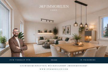 Große 5-Zimmer-Wohnung mit großer Terrasse, lichtdurchflutet und flexiblem Wohnkonzept in Friedberg, 61169 Friedberg, Etagenwohnung