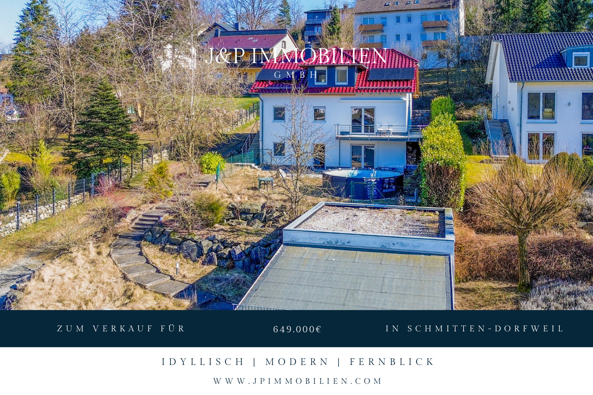 Traumhaftes Einfamilienhaus mit Süd-West Balkon, großem Garten & gehobenem Standard! (ELW möglich) - Titelbild Vorlage - 2025-03-26T223324.702