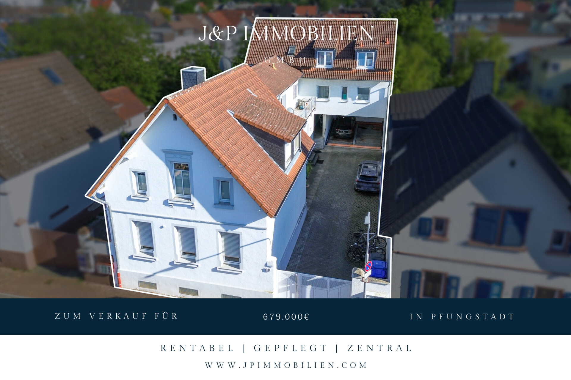 Zentral, voll-vermietet und gepflegt: Mehrfamilienhaus mit fünf Einheiten in Pfungstadt! - Titelbild