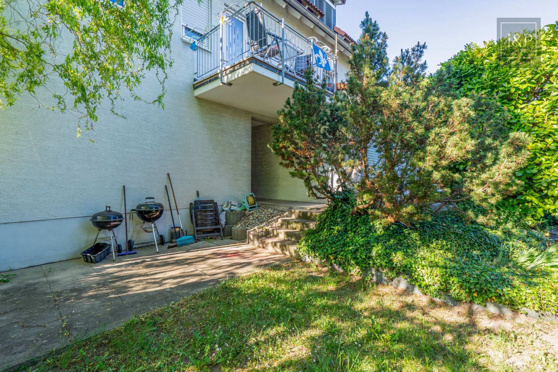 Zentral, voll-vermietet und gepflegt: Mehrfamilienhaus mit fünf Einheiten in Pfungstadt! - Garten