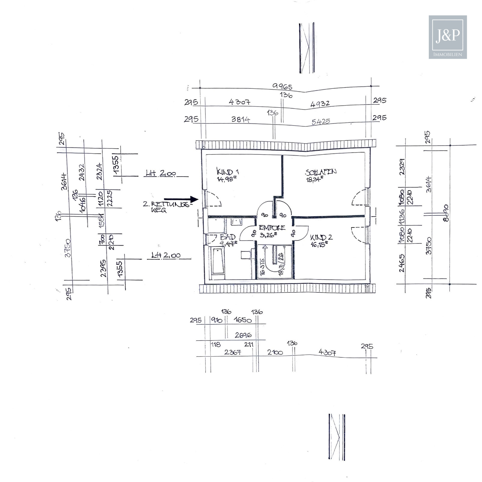 Modernes Wohnhaus mit Photovoltaik und energieeffizienter Heiztechnik - OG Grundriss