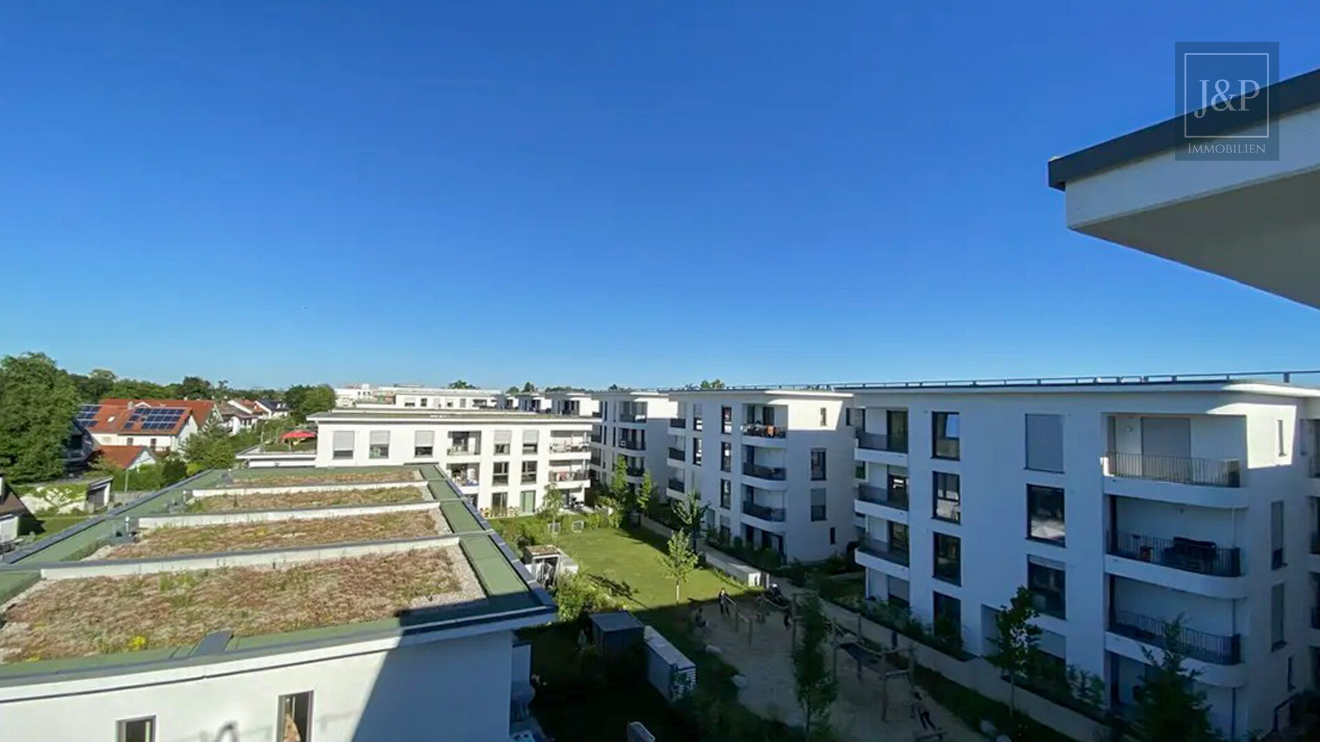 Barrierefrei wohnen in jeder Lebensphase – moderne 4-Zimmer-Wohnung nahe München - Wohnungsaussicht