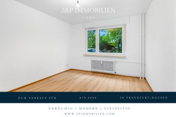 Modernisierte 5-Zimmer-Wohnung mit eigenem Gartenanteil!, 60488 Frankfurt am Main, Wohnung