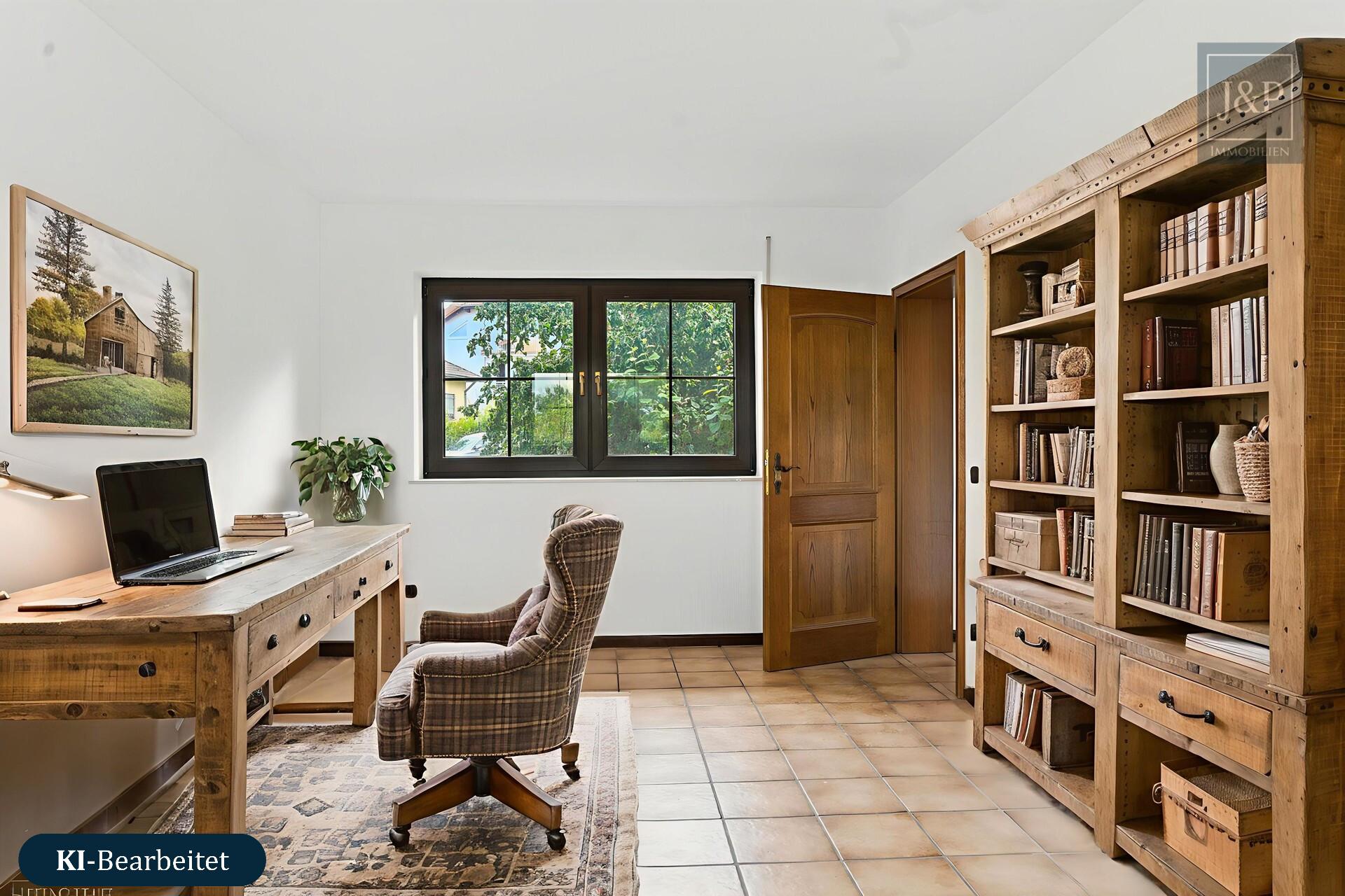 Anwesen mit besonderer Architektur, Wärmepumpe und Weitblick! Inkl. Praxis- oder Geschäftsräume! - EG Arbeiten 1 KI überarbeitet