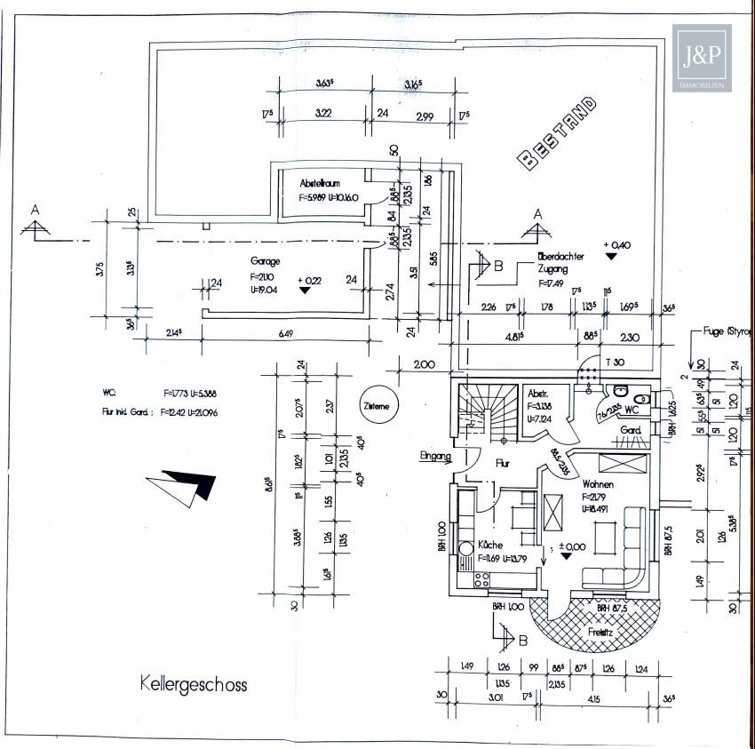 Mehrgenerationenwohnen in Lich – Zwei Häuser, Pool & großer Garten – vielseitig nutzbar - Grundriss 2