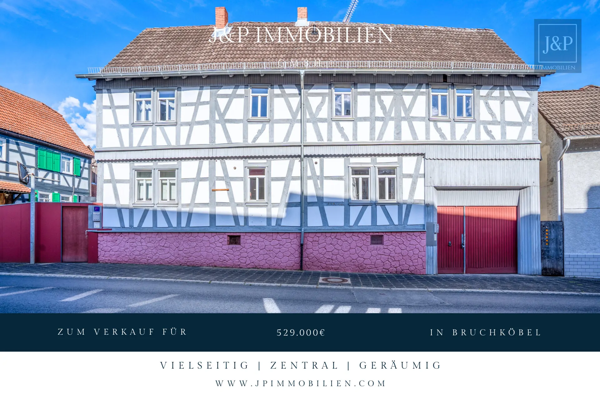 Zentral & vielseitig: Großes Fachwerkhaus mit Einliegerwohnung und Nebengebäuden! - Titelbild