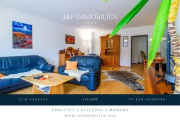 Reserviert! – Komplett sanierte Eigentumswohnung am Bad Homburger Kurpark mit Pool, Sauna & gepflegten Gartenbereich, 61348 Bad Homburg vor der Höhe, Etagenwohnung