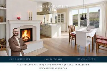 Einzigartiges Wohnkonzept nach Feng Shui – KfW-40 Anwesen inkl. Büro / ELW in Feldrandlage, 61267 Neu-Anspach, Einfamilienhaus