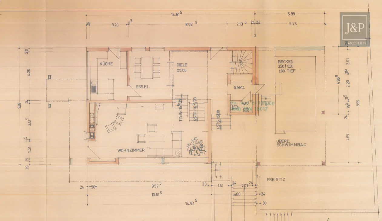 Bestlage von Goldbach! – Familienidylle trifft auf architektonischen Charme - Grundriss EG