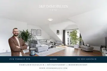 Traumhafte Dachgeschosswohnung – Großzügig, hell & modernisiert in Neu-Anspach, 61267 Neu-Anspach, Dachgeschosswohnung