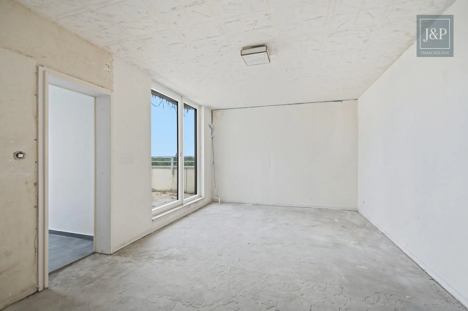 Beeindruckende Penthouse-Wohnung mit Skylineblick und zwei Terrassen! - Schlafzimmer