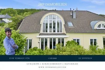 Wohntraum über dem Taunus: Architekten-DHH mit Galerie & Elternsuite in Eppstein Vockenhausen, 65817 Eppstein / Vockenhausen, Doppelhaushälfte