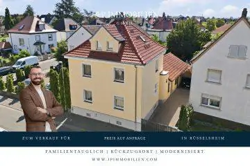 Charmantes Einfamilienhaus mit Traumgarten und Sauna in Rüsselsheim, 65428 Rüsselsheim am Main, Einfamilienhaus